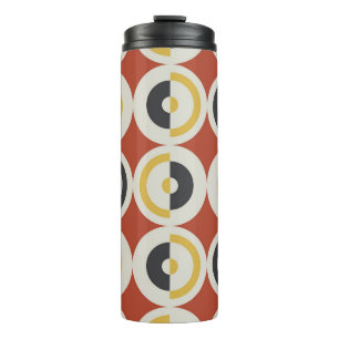 Seamless Geometric Colourful Circles Pattern Thermal Tumbler