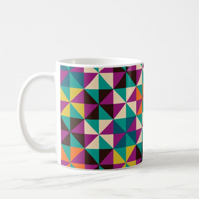 Seamless Geometric, Modern Pattern Design. Coffee Mug (Left)