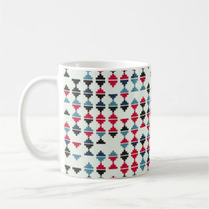 Seamless geometric pattern design illustrationabst coffee mug