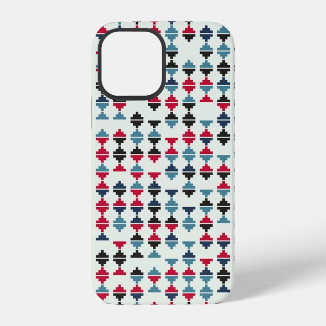 Seamless geometric pattern design illustrationabst iPhone case (Back)