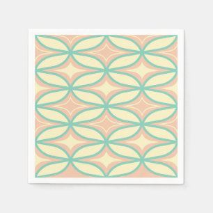 Seamless geometric pattern in diamond shapes Napkin