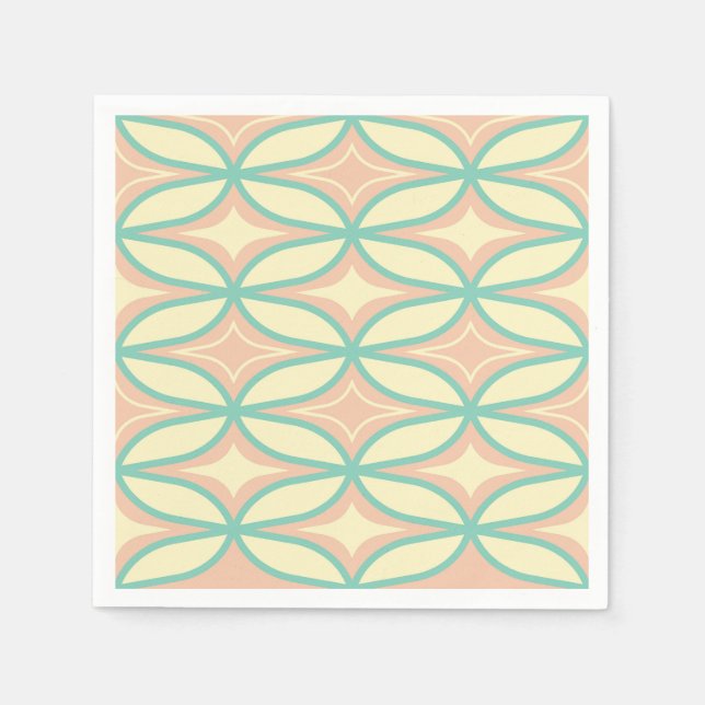  Seamless geometric pattern in diamond shapes  Napkin (Front)