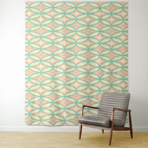 Seamless geometric pattern in diamond shapes Tapestry
