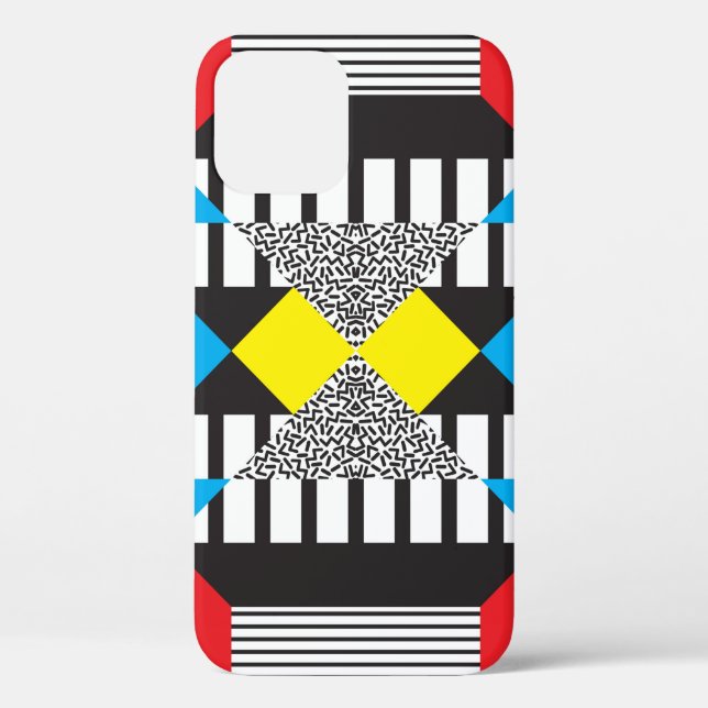 Seamless geometric pattern in modern abstract styl Case-Mate iPhone case (Back)