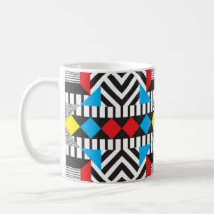 Seamless geometric pattern in modern abstract styl coffee mug