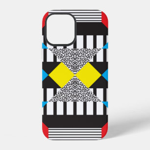 Seamless geometric pattern in modern abstract styl iPhone 12 case