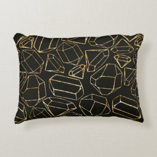 Seamless geometric pattern in retro 80s style. Pop Decorative Cushion