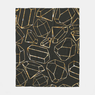 Seamless geometric pattern in retro 80s style. Pop Fleece Blanket