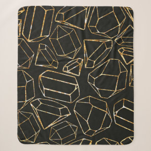 Seamless geometric pattern in retro 80s style. Pop Sherpa Blanket