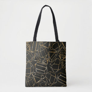 Seamless geometric pattern in retro 80s style. Pop Tote Bag