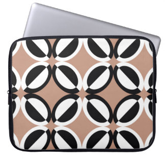 Seamless geometric pattern laptop sleeve