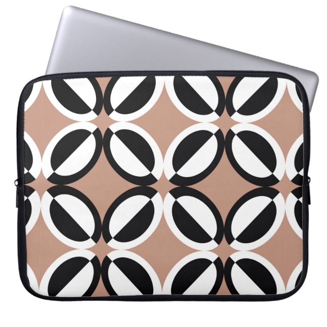 Seamless geometric pattern laptop sleeve (Front)