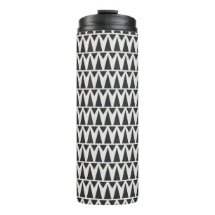 seamless geometric pattern thermal tumbler