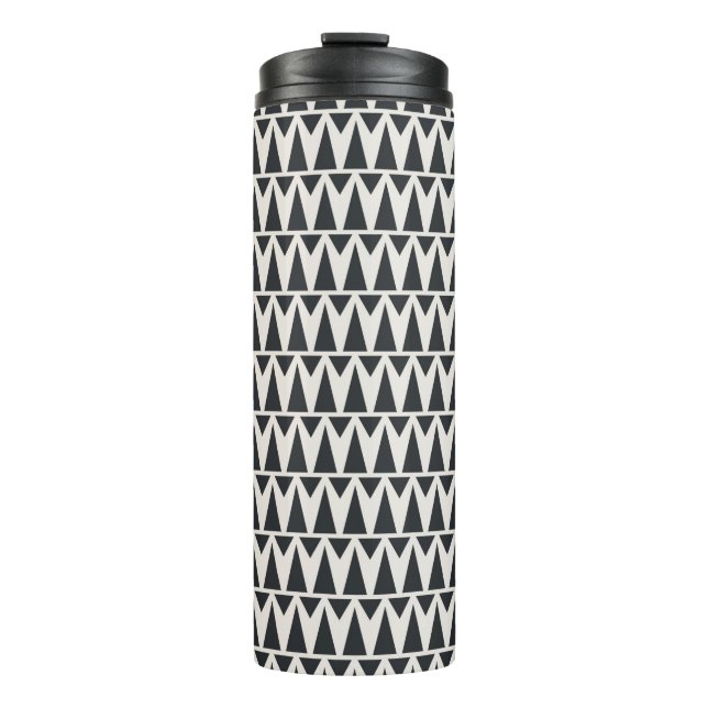 seamless geometric pattern thermal tumbler (Front)