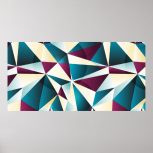 Seamless geometric pattern. Vintage illustration i Poster