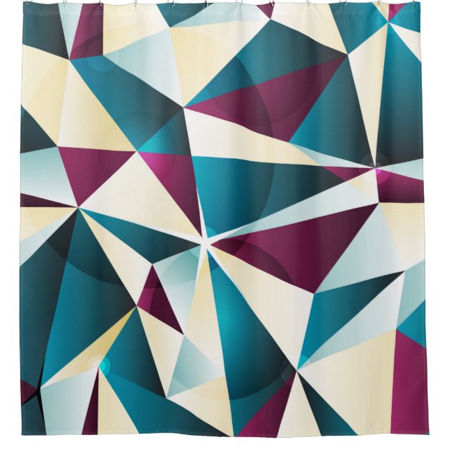 Seamless geometric pattern. Vintage illustration i Shower Curtain (Front)