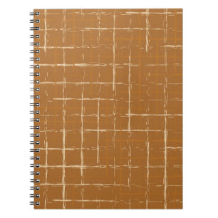 Seamless geometric pattern with abstract brush str notebook