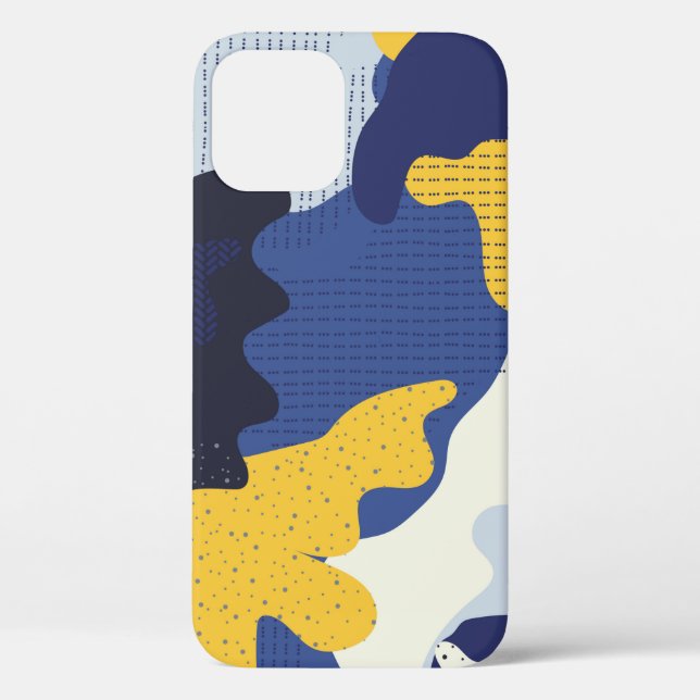 Seamless geometric pattern with abstract camouflag Case-Mate iPhone case (Back)