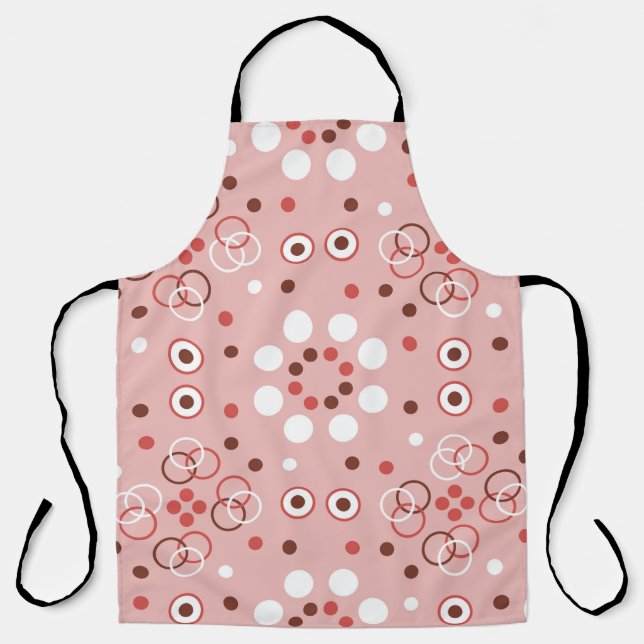 Seamless geometric pattern with circles apron (Front)