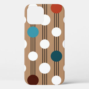 Seamless geometric pattern with circles iPhone 12 case