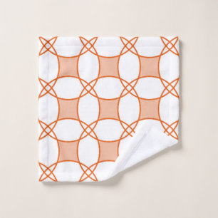 Seamless geometric pattern with circles wash cloth
