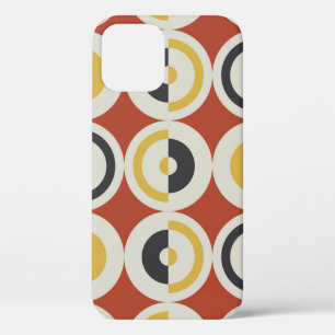 Seamless geometric pattern with colourful circles iPhone 12 case