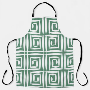 Seamless geometric pattern with polygons apron
