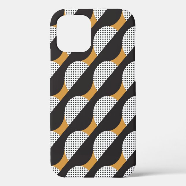 Seamless geometric pattern with semicircles Case-Mate iPhone case (Back)