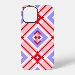 Seamless geometric pattern with squares iPhone 12 case