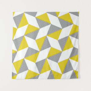Seamless geometric pattern with triangles,rhombus tapestry