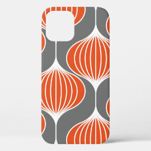 Seamless geometric pattern with wavy lines. art. iPhone 12 case