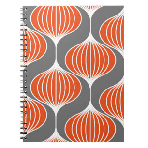 Seamless geometric pattern with wavy lines. art. notebook