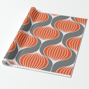 Seamless geometric pattern with wavy lines. art. wrapping paper