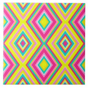 Seamless geometric rhombus shapes modern trendy de tile