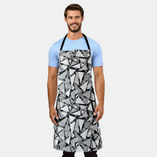 Seamless geometric triangles  apron