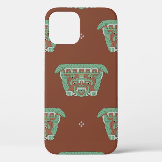 Seamless geometrical pattern with tribal motifs. H Case-Mate iPhone Case (Back)
