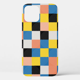 Seamless geometrical shape pattern iPhone 12 case