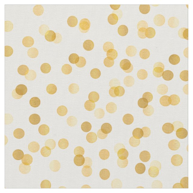 Seamless Gold Confetti Fabric (Close Up)