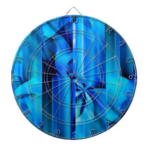 Seamless Graphic Design - blue black I Dartboard