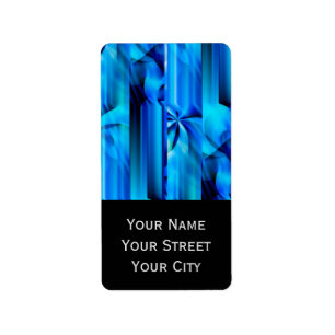 Seamless Graphic Design - blue black I Label