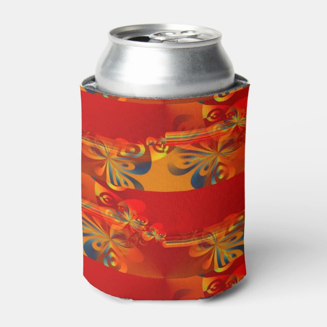 Seamless Graphic Design - red orange I Can Cooler (Can Front)