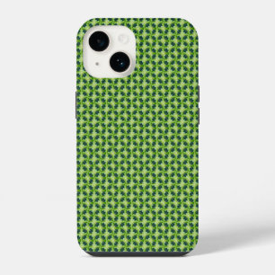 Seamless green grass pattern iPhone 14 case