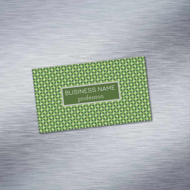 Seamless green grass pattern 	Magnetic business card (In Situ)