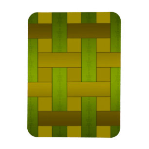 Seamless green yellow silk lined striped pattern m magnet