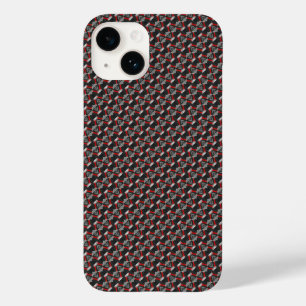 Seamless grey pattern Case-Mate iPhone 14 case