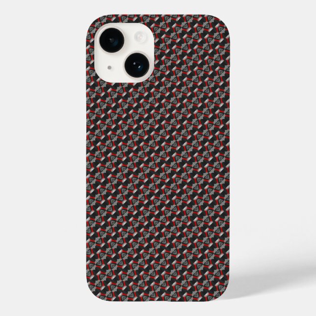 Seamless grey pattern Case-Mate iPhone case (Back)