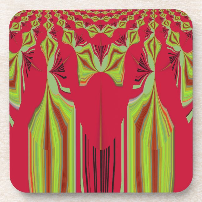 Seamless Hakuna Matata design Coaster (Front)