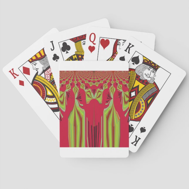 Seamless Hakuna Matata design Playing Cards (Back)