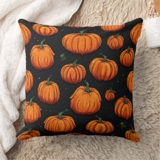 Seamless Halloween Pattern Cushion