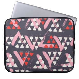 seamless hand drawn pattern laptop sleeve